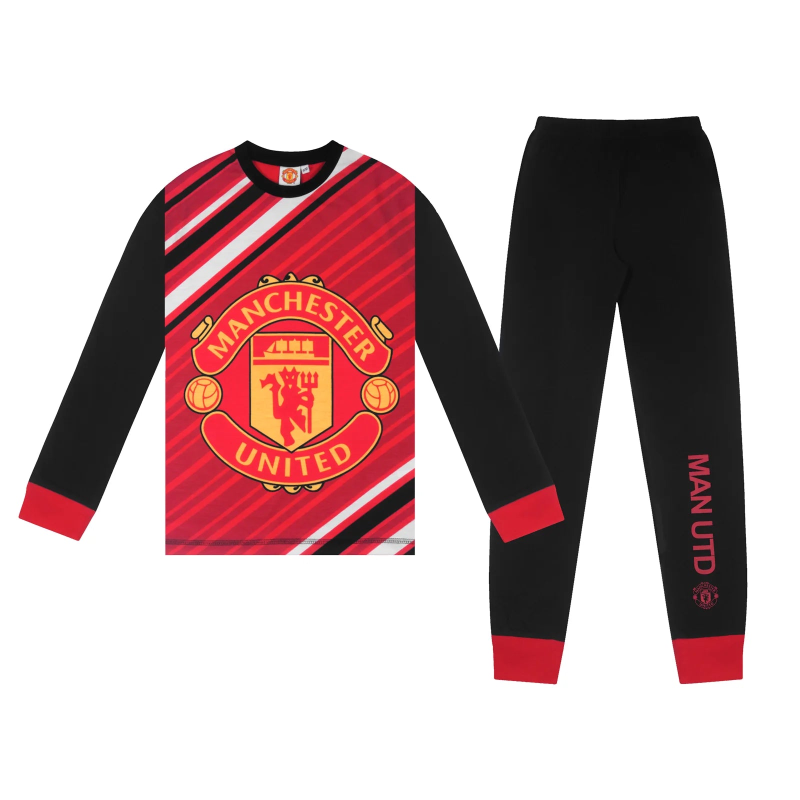 Manchester United Fc Børne Pyjamas Lang Model - år