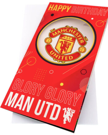 Manchester United Glory Fødselsdagskort