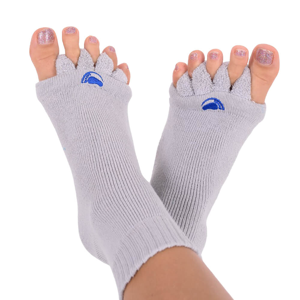 My-happy Feet Sok  Lys Grå Large