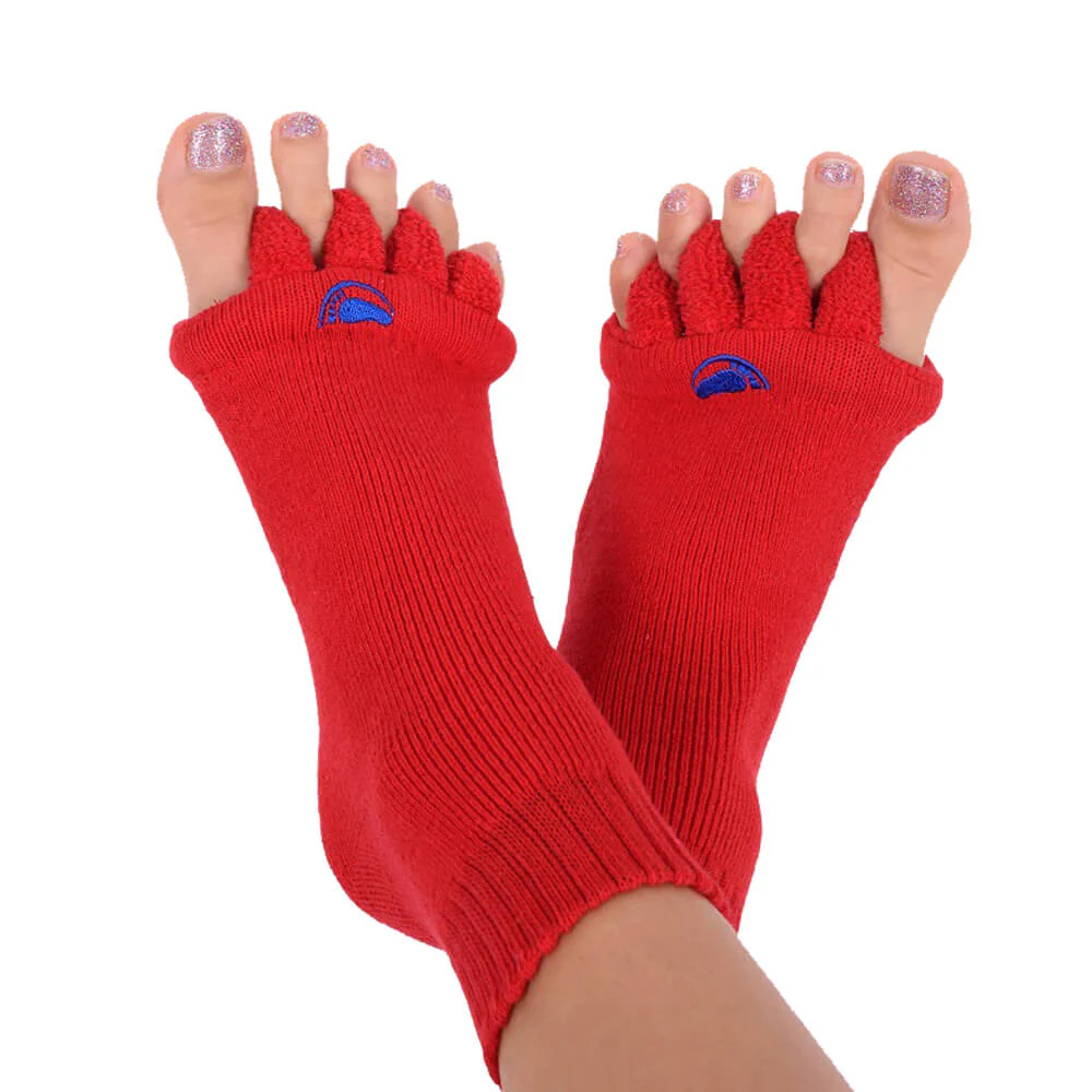 My-happy Feet Sok  Rød Medium