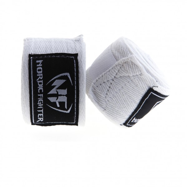 Nordic Fighter Cotton Hand Wraps Hvid   5m