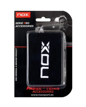 Nox Wristbands    Stk  Sort Med Hvidt Logo