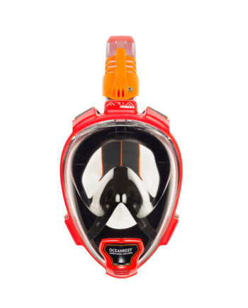 Oceanreef Fullface Maske Aria Qr  Rød
