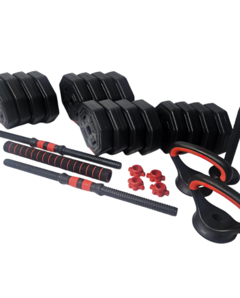 Odin Basic Justerbare Håndvægte 40kg       Sæt  Inkl  Vægtstang Og Kettlebell