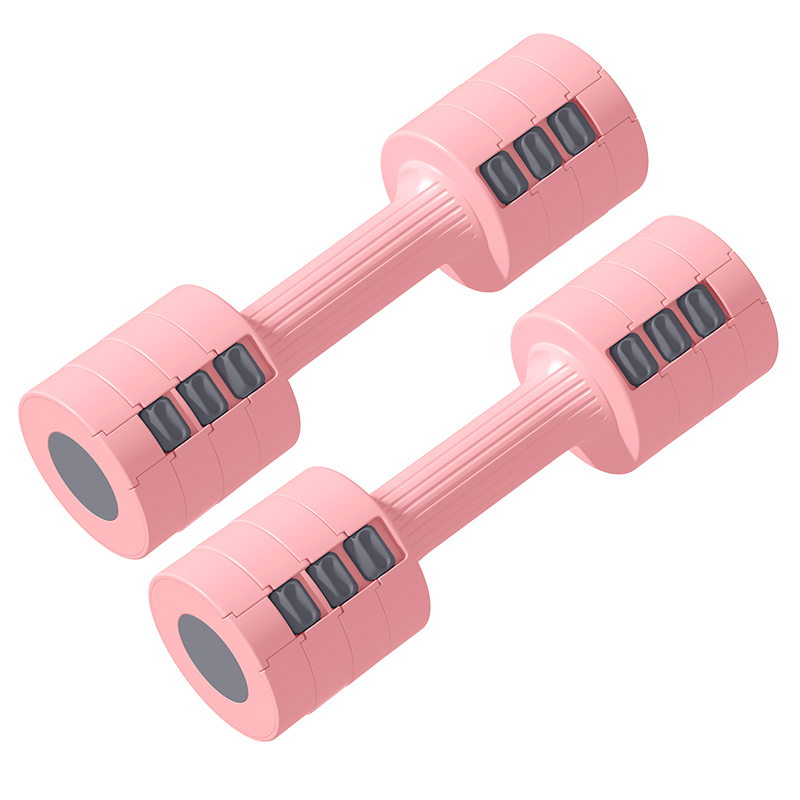 Odin Basic Justerbare Håndvægte Sæt Af 2x2 5kg Pink