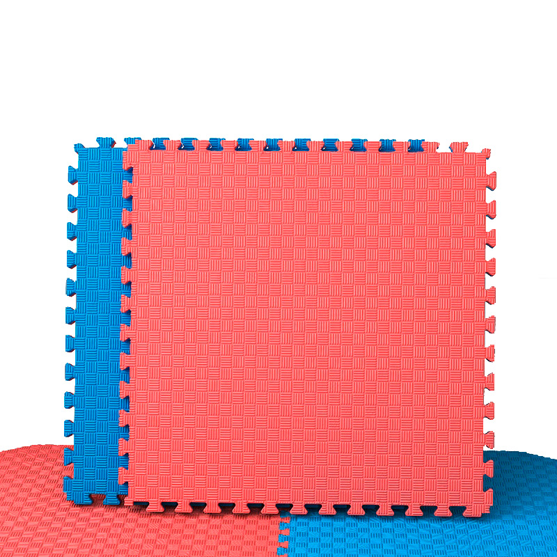 Odin Floor Guards Fitnessgulv 1000x1000x25 Mm Rød Blå
