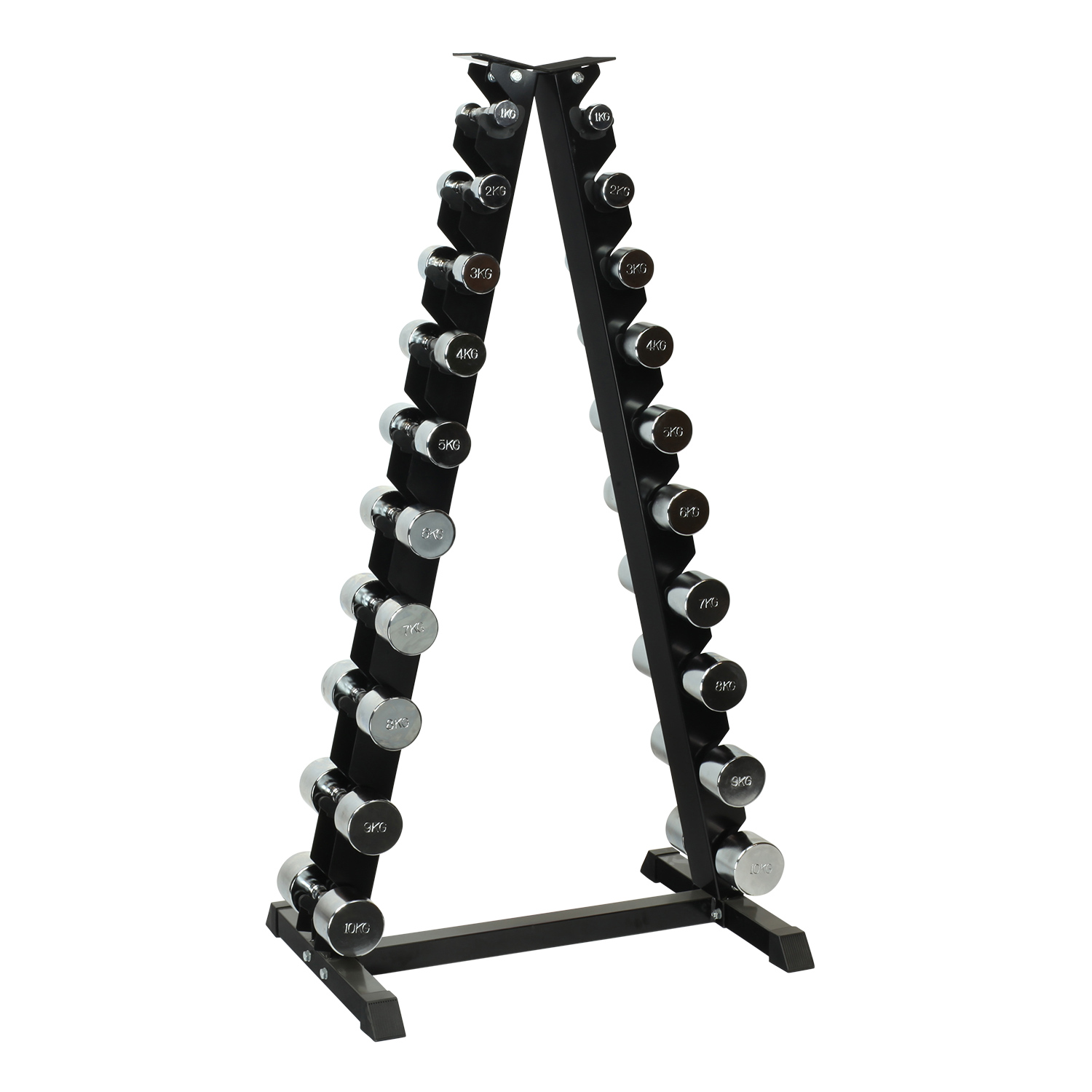 Odin 110kg Krom Sæt  10 Sæt Håndvægte   Rack