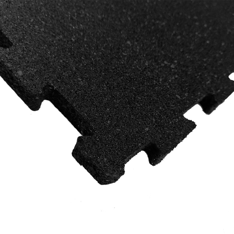 Odin Pro Gummigulv 480x480x15mm Puzzle Sort Stk 1kvm