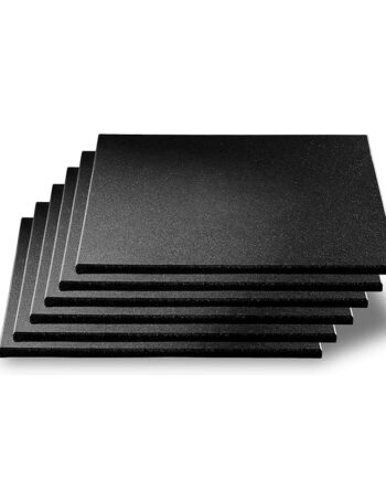 Odin Pro Gummigulv 1000x1000x25mm Sort