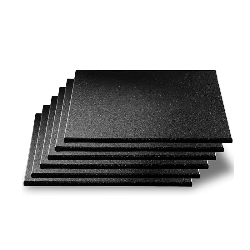 Odin Pro Gummigulv 1000x1000x15mm Sort