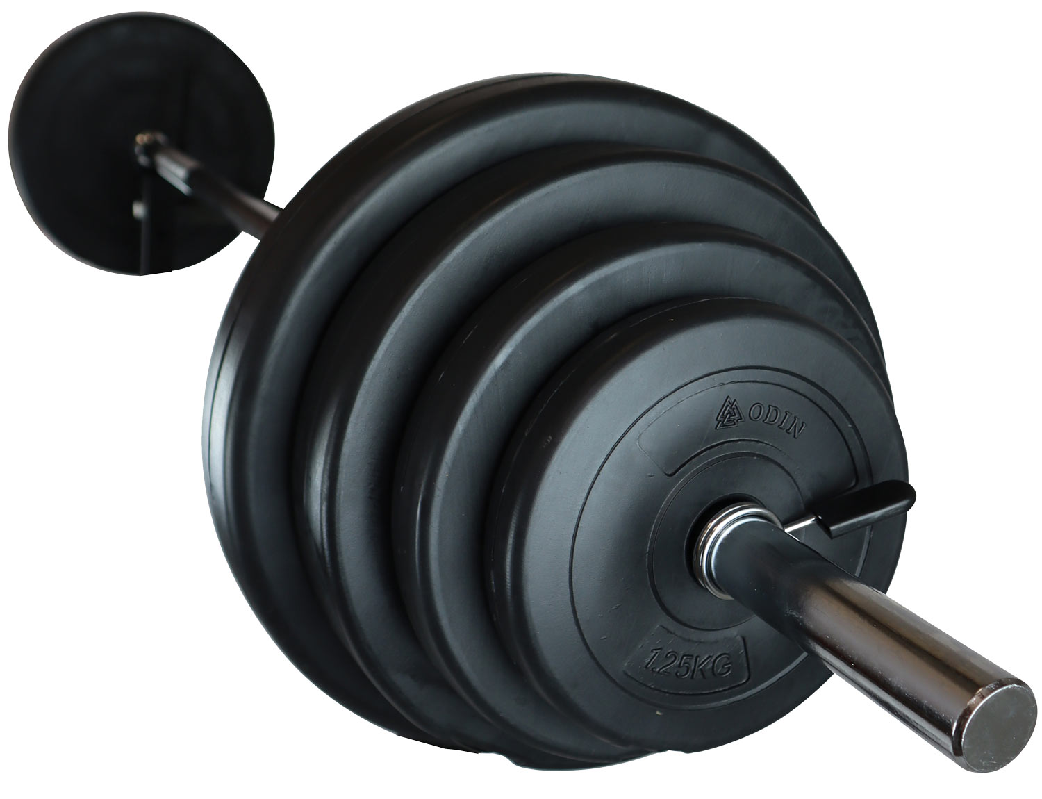 Odin Vægtstang 120 Cm 30mm Inkl Vægtskiver 15 5kg