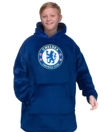 Officiel Chelsea Fc Oversized Hoodie-tæppe Til Børn  -10 år