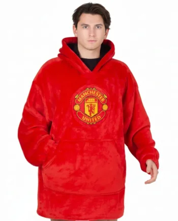 Officiel Manchester United Oversized Hoodie Blanket  Voksen  -