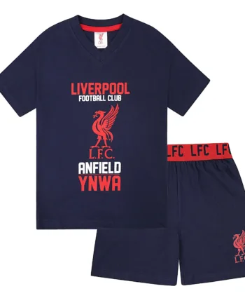 Officielle Liverpool Fc Pyjamaser Til Drenge  Kortærmet Sæt  -  år