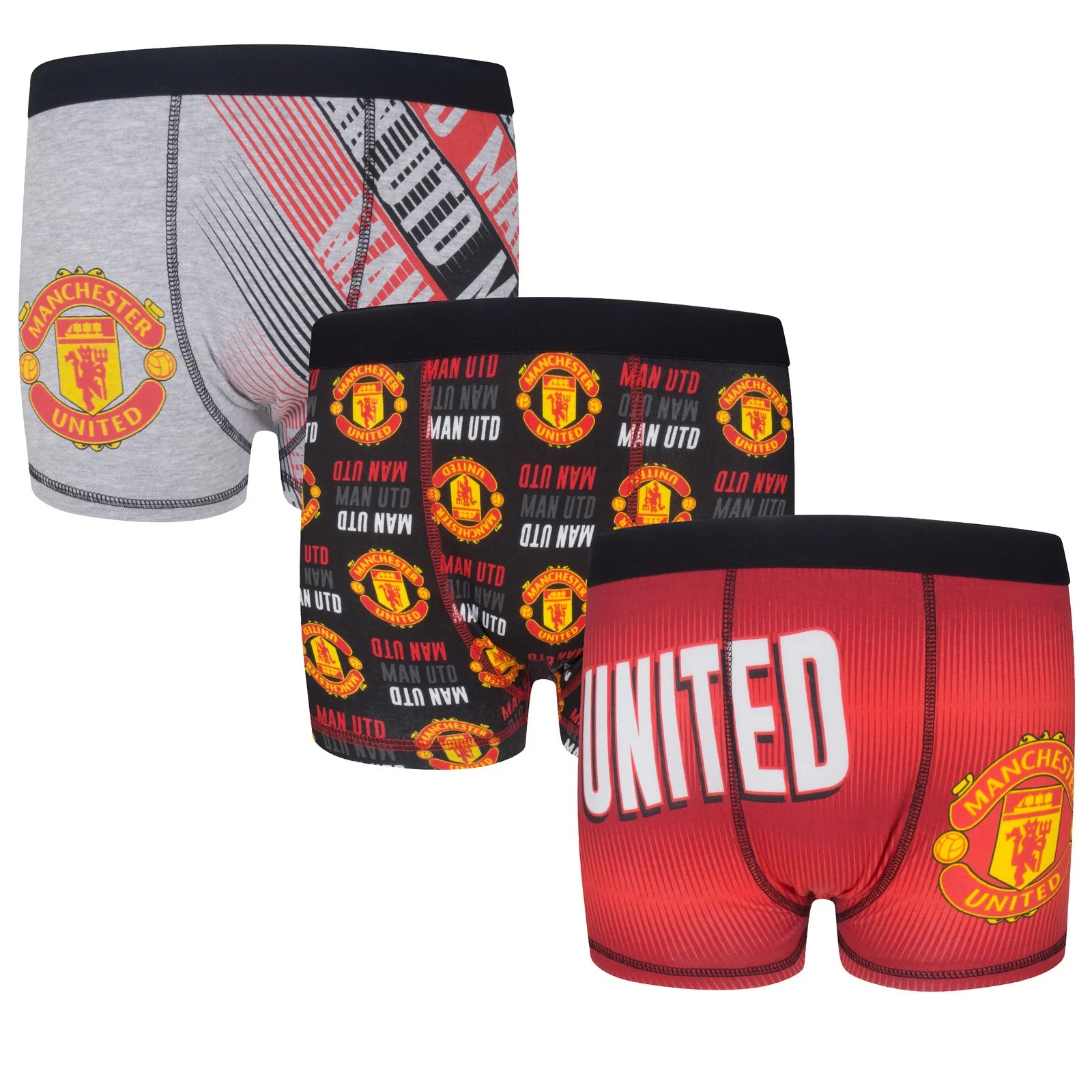 Officielle Mufc Børne Boxershorts -pak - år