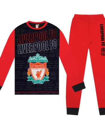 Officielt Liverpool Fc Nattøj Til Drenge  Lange Pyjamas  -  år