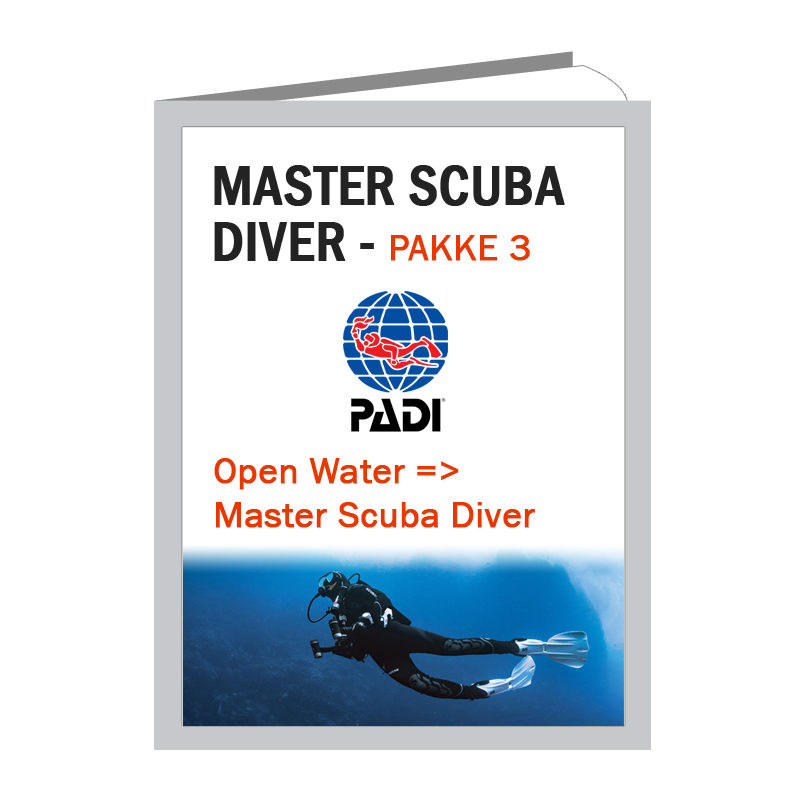 Padi Master Scuba Diver Pakke