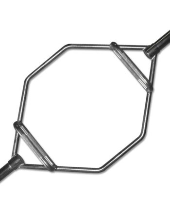 Peak Fitness Hex Bar Pro Chrome 50 Mm Inkl  Fjedrelåse Stål