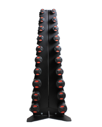 Peak Fitness   -  Inkl  Pyramide Stativ  Gummi 10 Kg