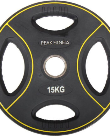 Peak Fitness  50 Mm Vægtskive Poly Urethane 15 Kg