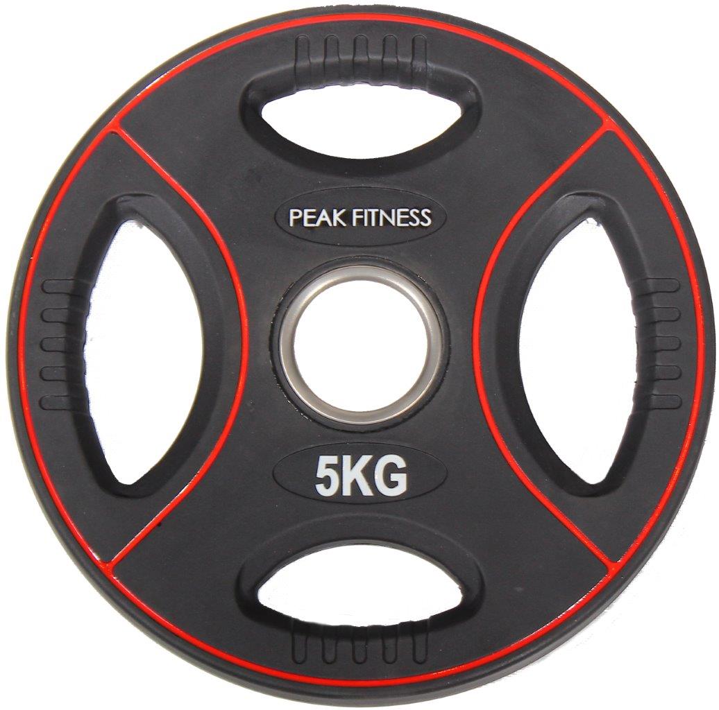 Peak Fitness 50 Mm Vægtskive Poly Urethane Kg