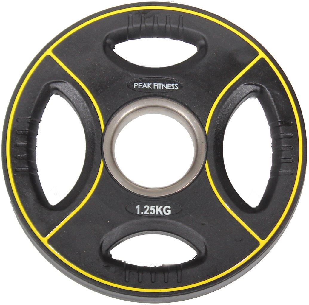Peak Fitness 50 Mm Vægtskive Poly Urethane 25 Kg