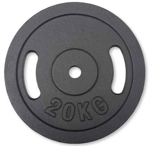Peak Fitness Vægtskive 30 Mm Støbejern 20 Kg