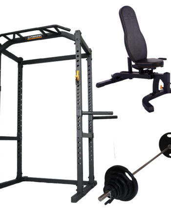 Powertec  Power Rack    125 Kg   50 Mm Vægtsæt Sort