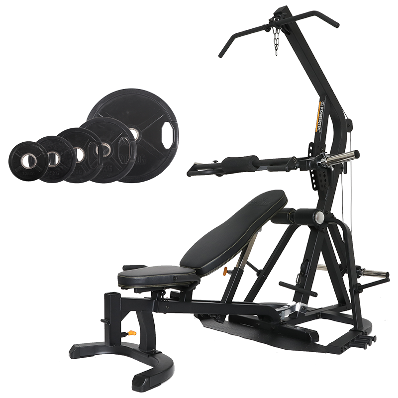 Powertec Workbench Levergym 77 Sort 50 Mm Vægtskiver Kg Black