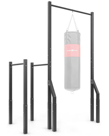Pull-up Bar Med Boksepude-holder Og Lange Dip-stænger  Skaffevare