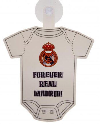 Real Madrid Fc Baby On Board Skilt