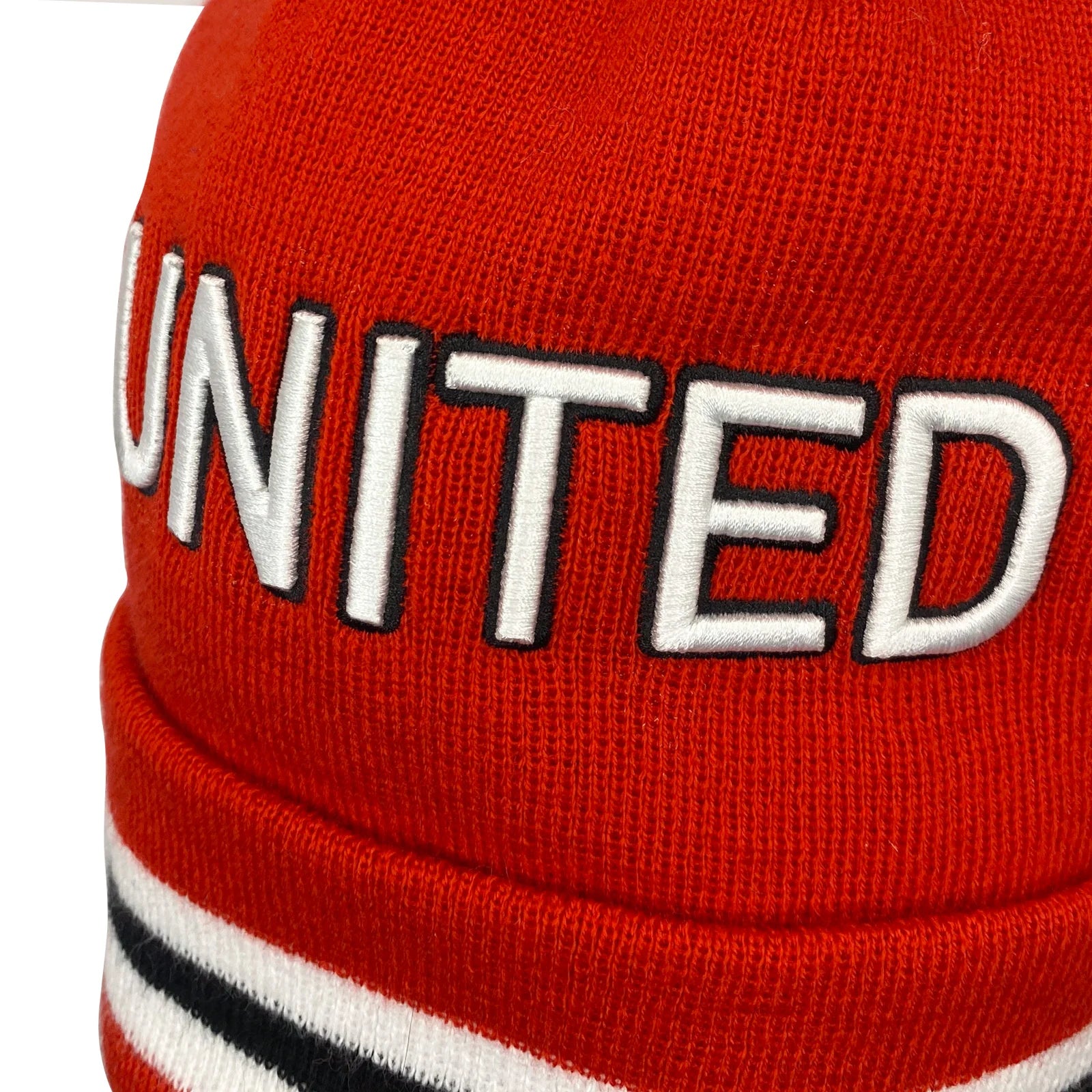 Retro Strikket Bobble-hue Fodboldklubbens Farver