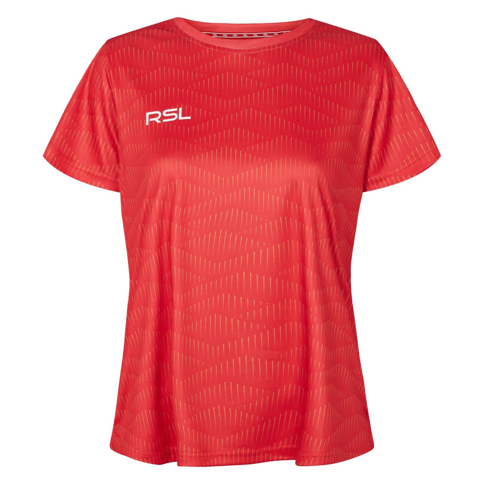 Rsl Kate Women  -shirt Red Gold