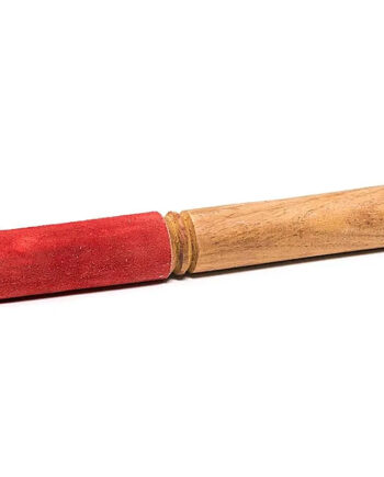 Rubbing Stick Til Syngeskål   Ruskind  Rød