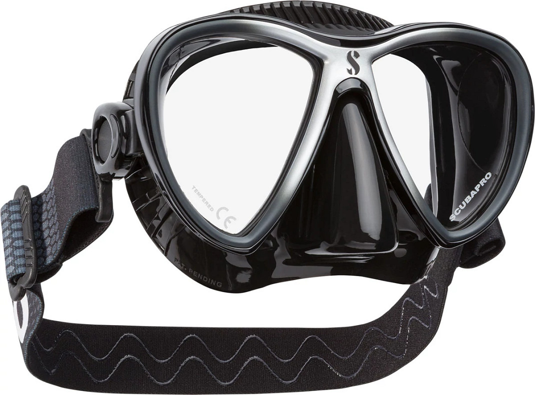 Scubapro Dykkermaske Synergy Twin Sølv Sort