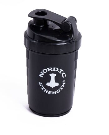 Shaker Til Proteinpulver  Nordic Strength  Sort 600 Ml