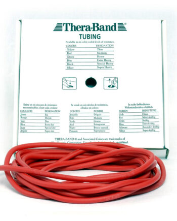 Thera-band Tubing Level   Medium Træningselastik Rød 30 5m