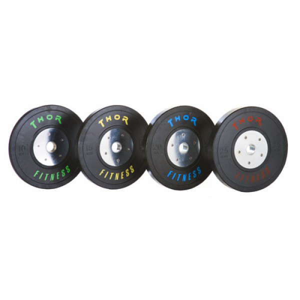 Thor Fitness Sorte Ol Bumper Vægtskiver 25kg   50mm    Stk