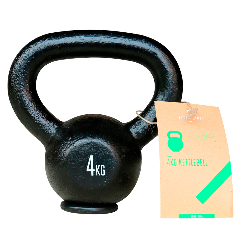 Titan Life Kettlebell   Kg   Støbejern