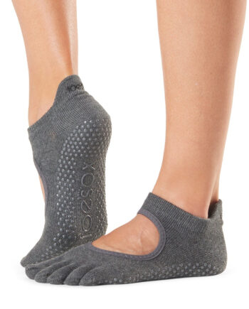 Toesox Fulltoe Bellarina Grip  Koksgrå