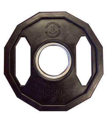 Vægtskive   25 Kg 50 Mm  12 Kantet Sort