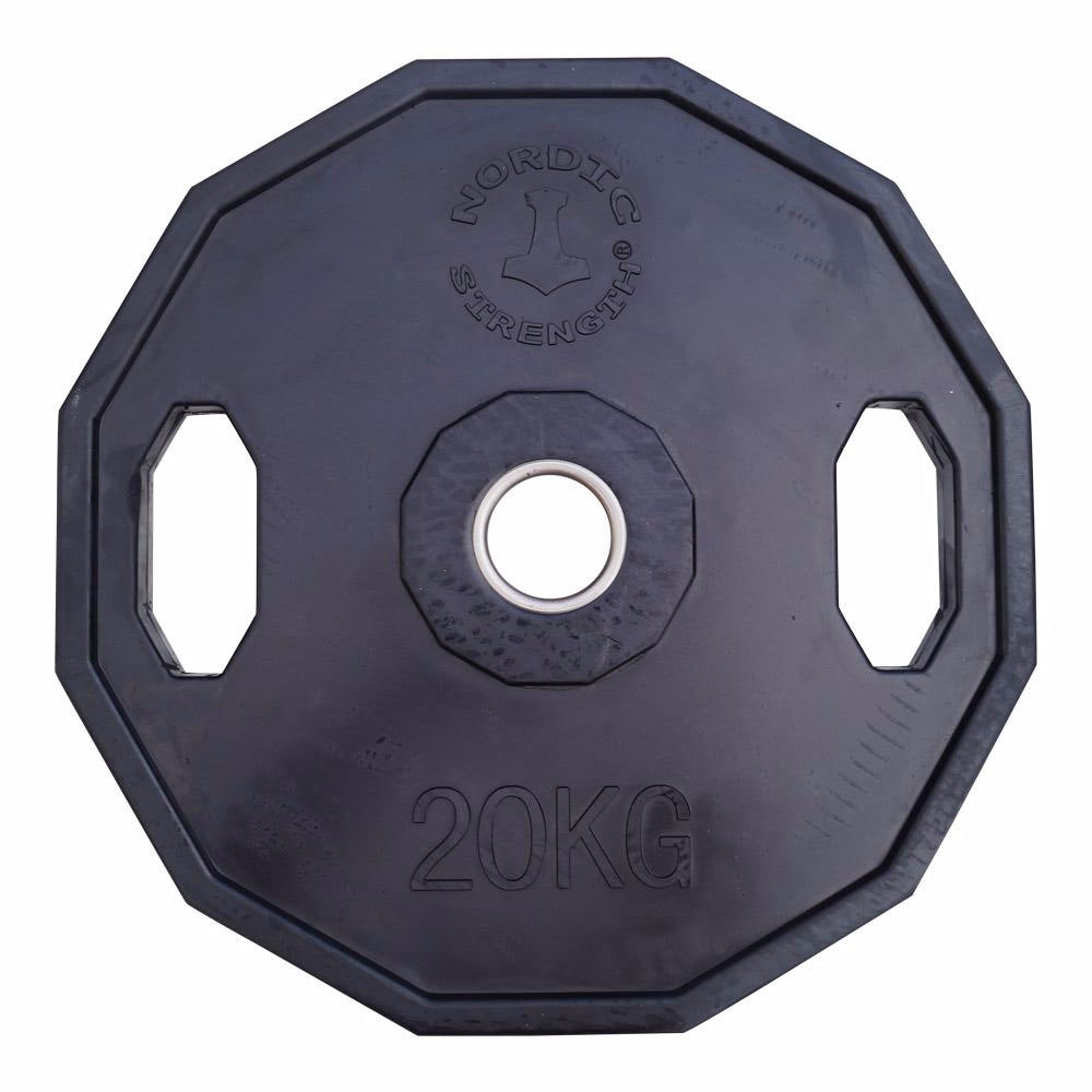 Vægtskive 20 Kg 50 Mm 12 Kantet Sort