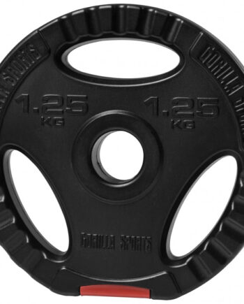 Vægtskive Med Greb   Hård Plast   25 Kg  30 Mm