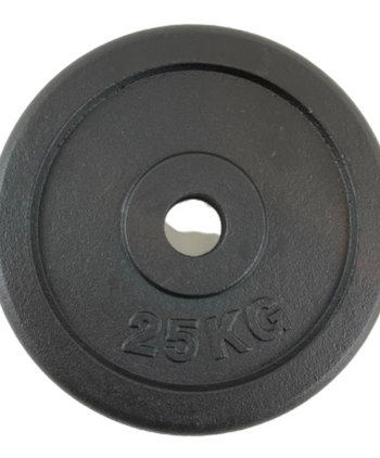 Vægtskive Sort Metal  50 Mm  15 Kg  Restsalg