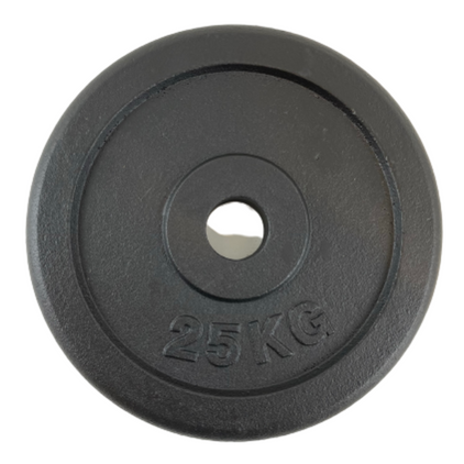 Vægtskive Sort Metal 50 Mm 15 Kg Restsalg