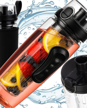 Vandflaske Med Frugtsigte        1000 Ml