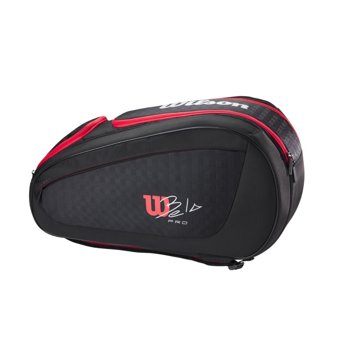 Wilson Bela V3 Padel Racket Bag Black Red