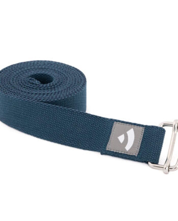Yoga Bælte Asana   Bomuld   Metalspænde  Navy