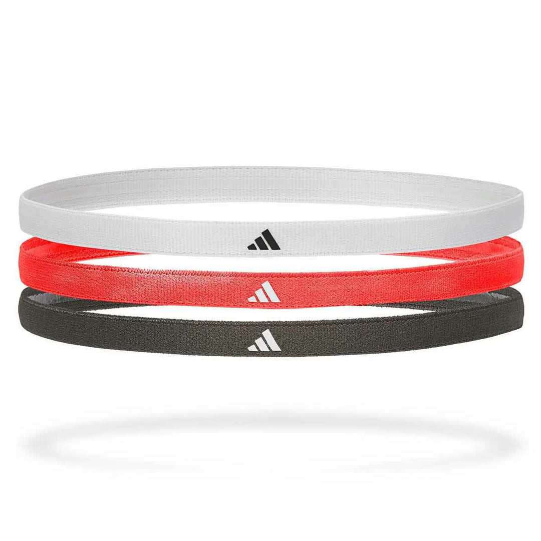 Adidas Hairbands   -pak  Black White Solar Red