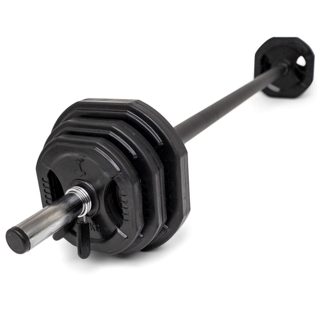 Aerobic Vægtstang-sæt Sort 37 Kg  Nordic Strength